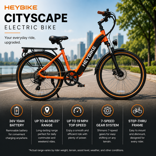 Heybike Cityscape Electric Cruiser Bike